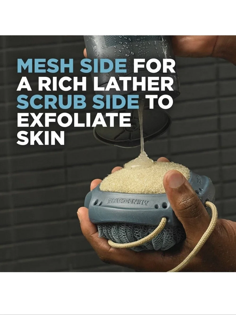 New Men's Dove Active Clean Shower Tool X 2